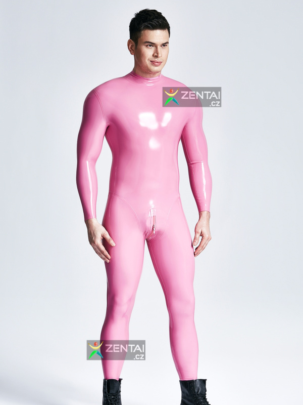 Latexový Catsuit CF-PD002 - VÝPRODEJ (XS, černá 0.80 mm)